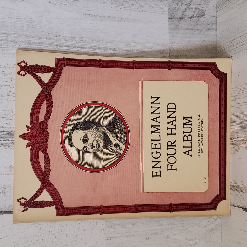 Engelmann Four Hand Album for the Pianoforte, sheet music book